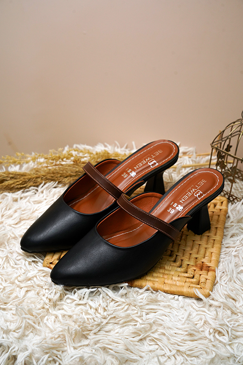 Black Strip Heel-BSH